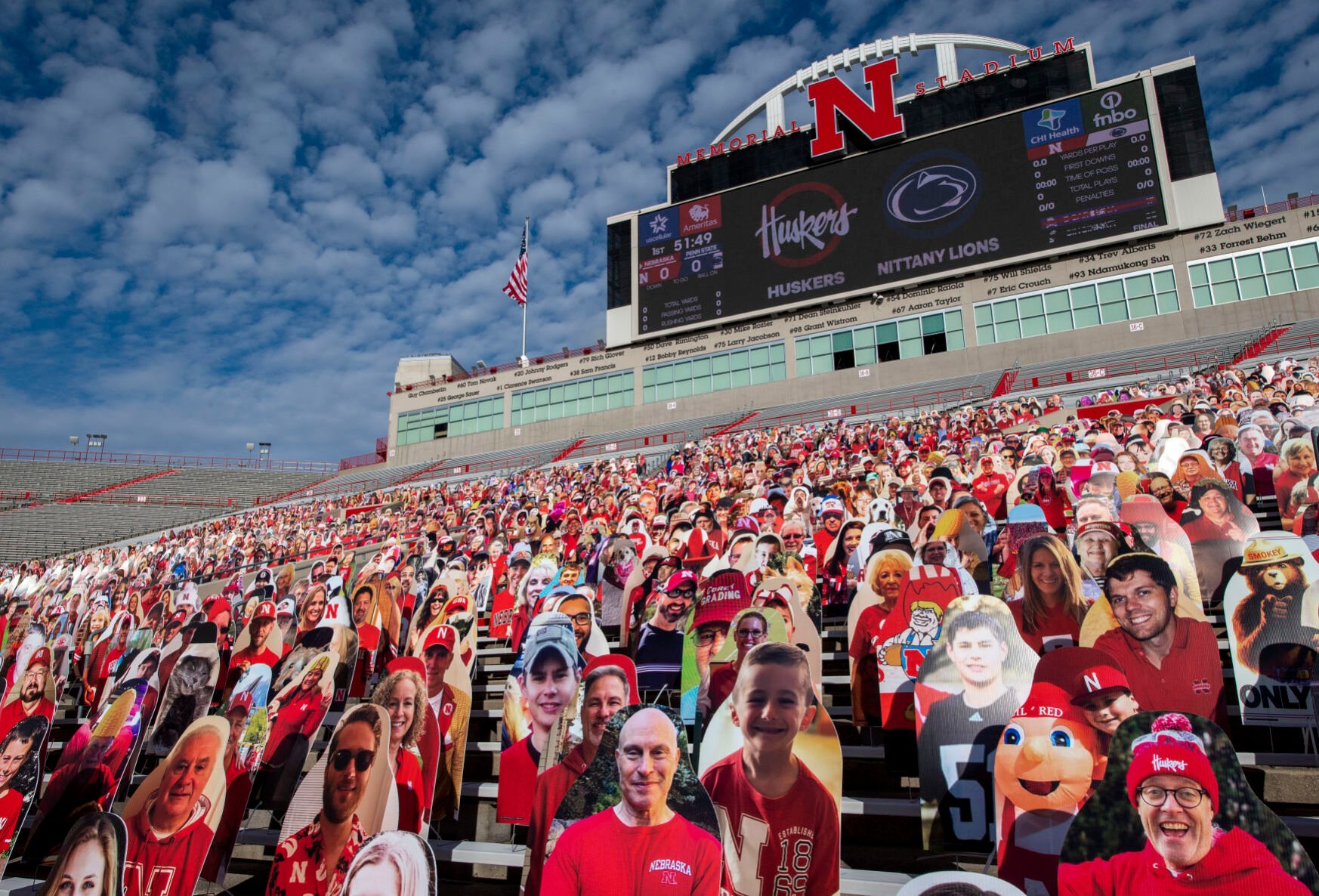 Husker cutouts